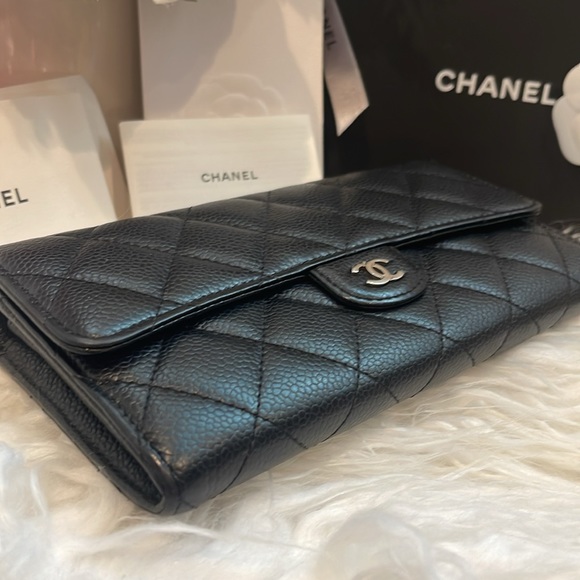 Chanel Caviar Flap long wallet - Picture 3 of 12
